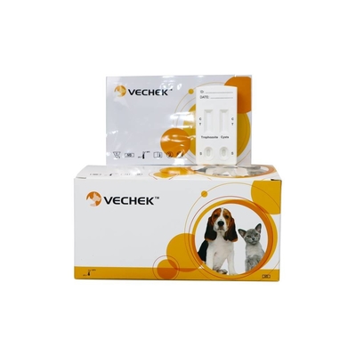 Giardia Lamblia Rapid Test كاسيت (البراز) Trophozoite والأكياس