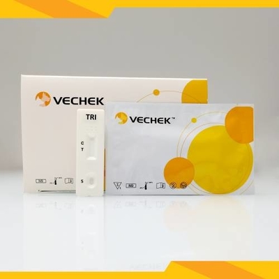 TRI Antibody Rapid Test كاسيت دم كامل / مصل / عينة بلازما