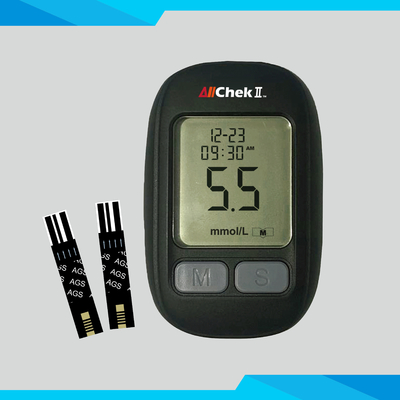 AllChekⅡ جهاز استشعار نسبة السكر في الدم 5 ثوان للقراءة